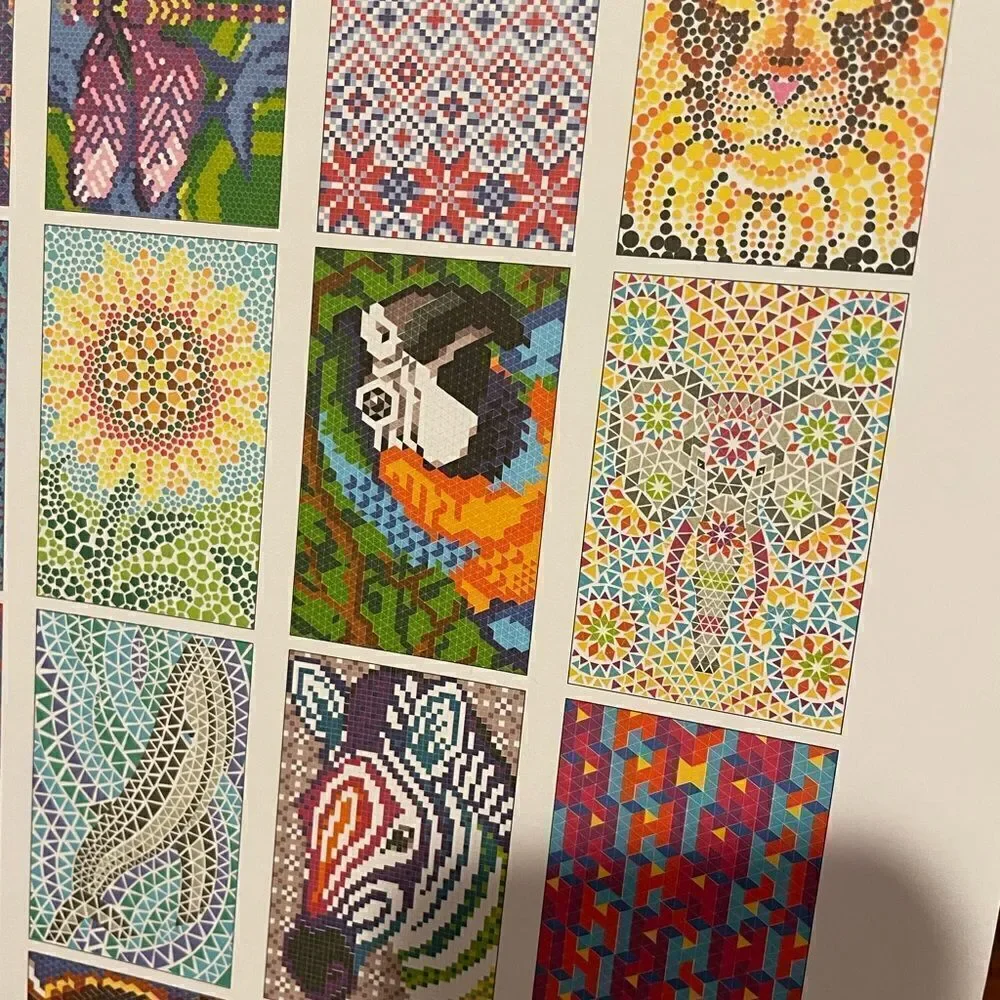 Color Quest Johanna Webster Color By Numbers 11x14 Coloring Book